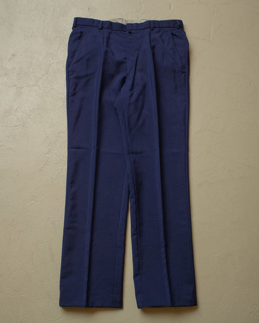 1960s/70s Suit Pants blue - W34 L31
