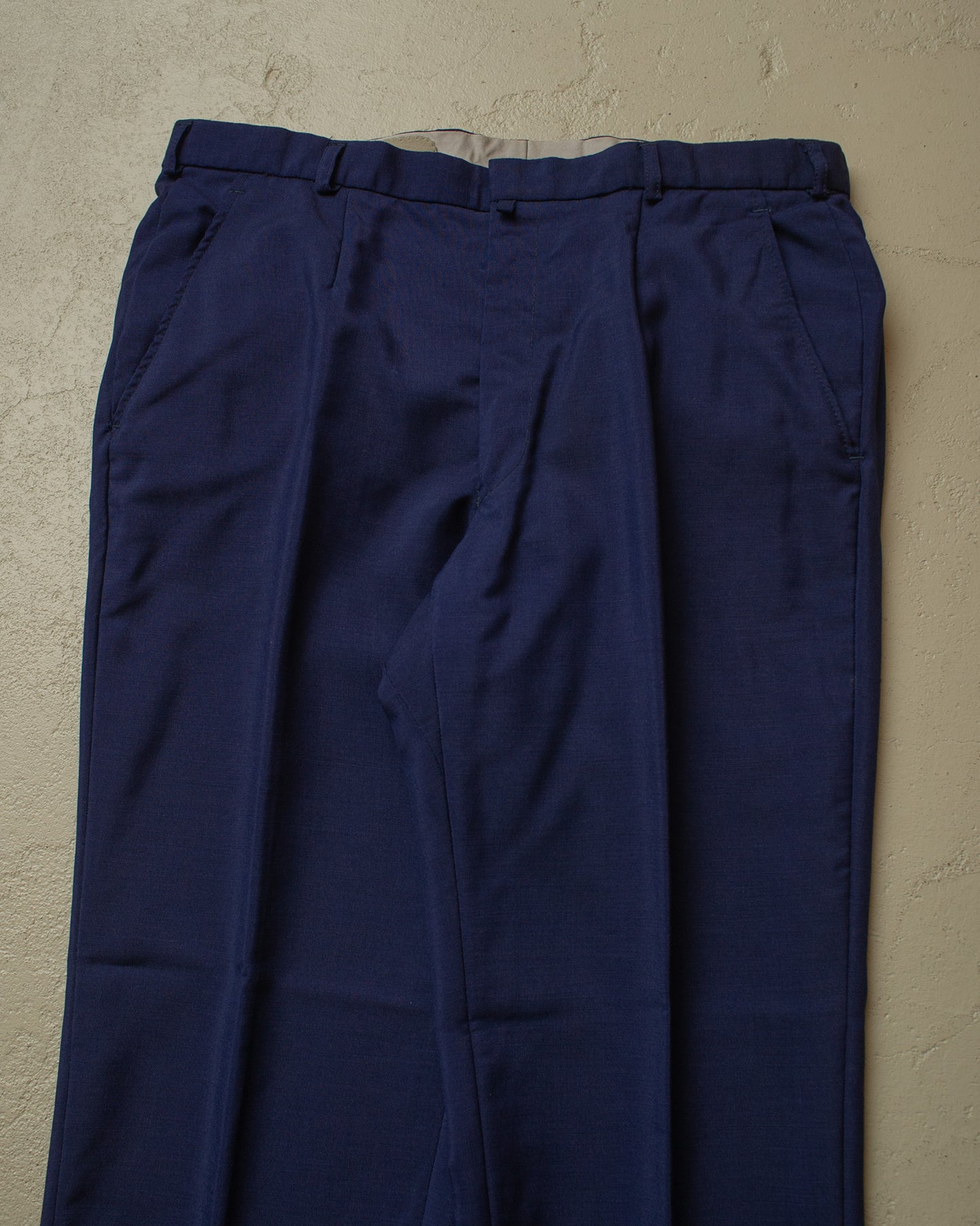 1960s/70s Suit Pants blue - W34 L31