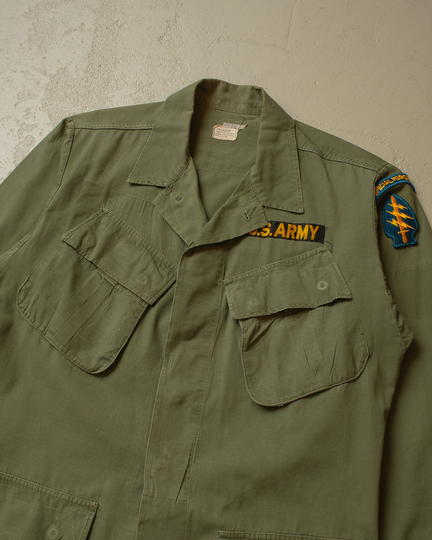 1969 Vietnam Era US Army OG 107 Jacket khaki - M