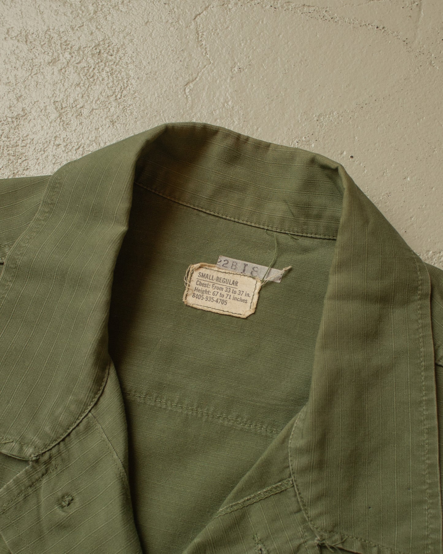 1969 Vietnam Era US Army OG 107 Jacket khaki - M