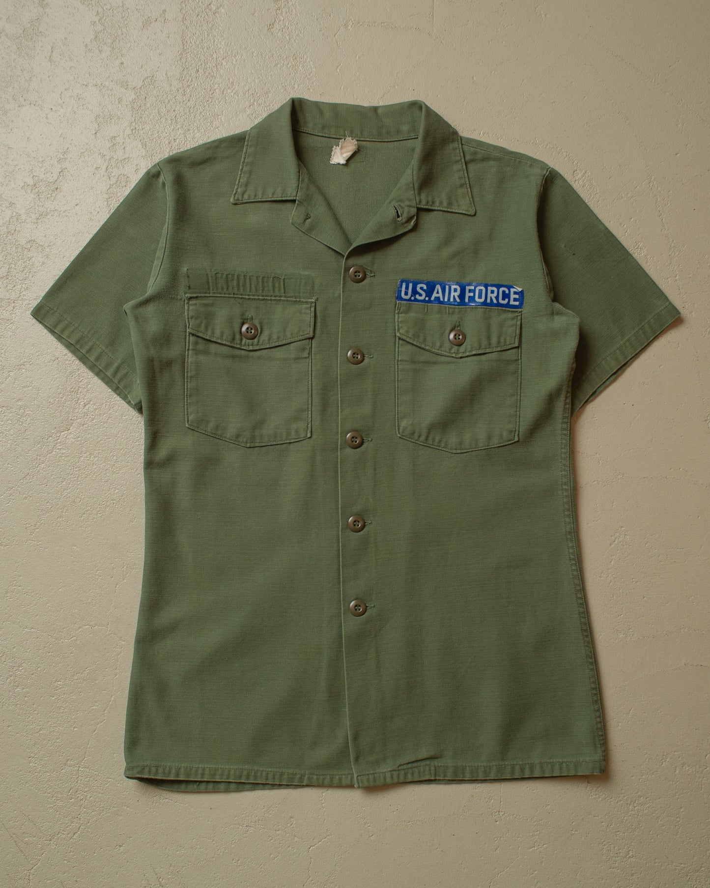 1976 US Air Force OG 107 Utility Shirt khaki - M