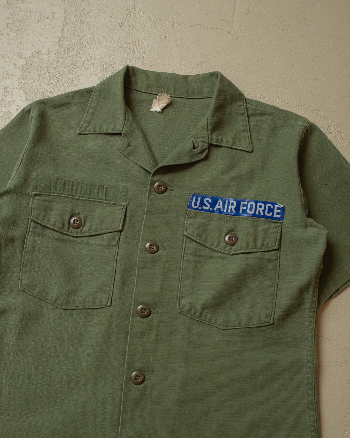 1976 US Air Force OG 107 Utility Shirt khaki - M