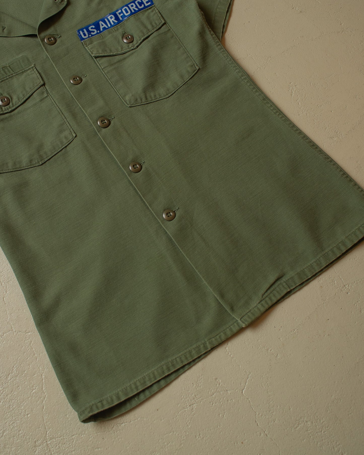 1976 US Air Force OG 107 Utility Shirt khaki - M