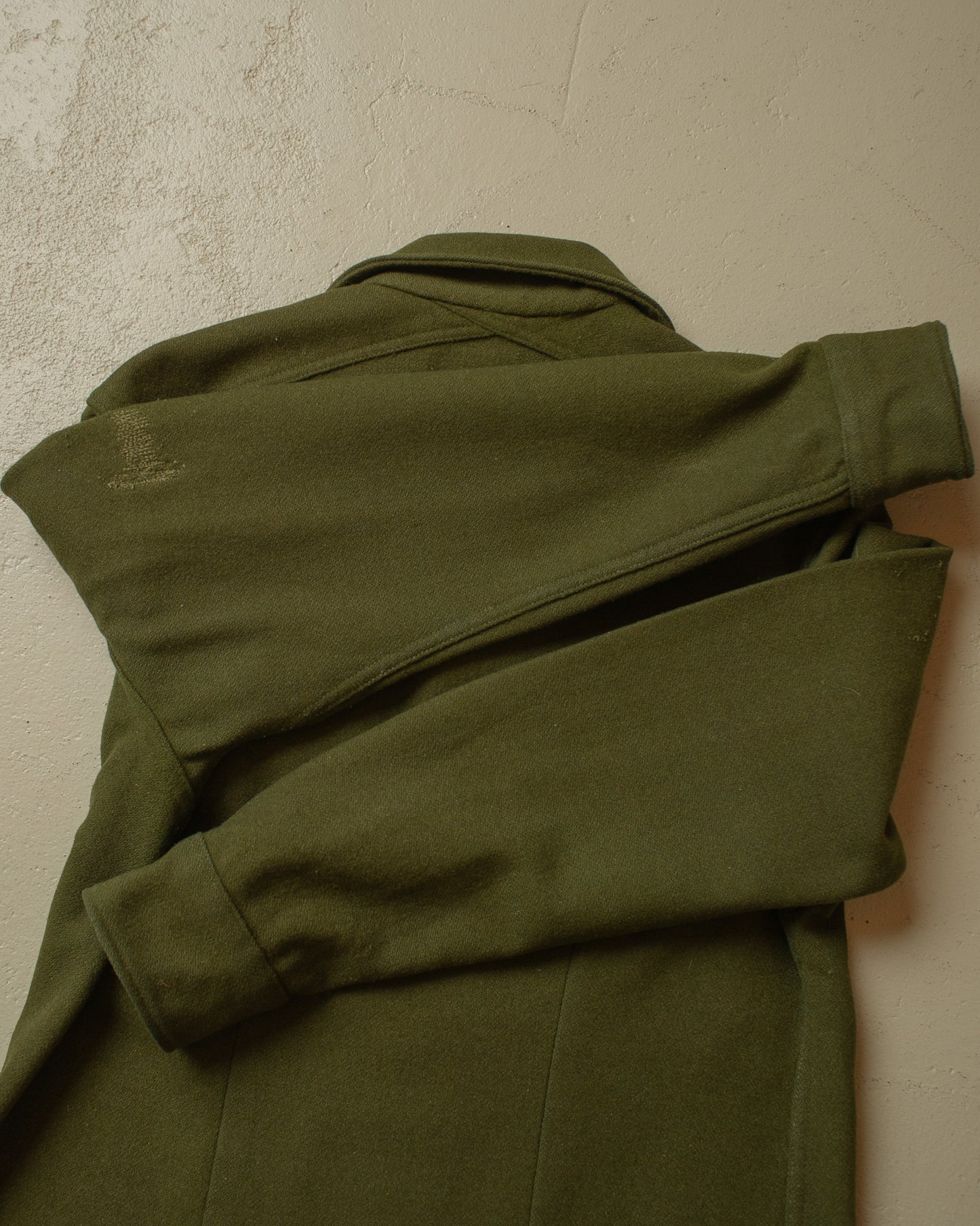 1960s US Army OG 108 Wool Field Shirt khaki - S/M