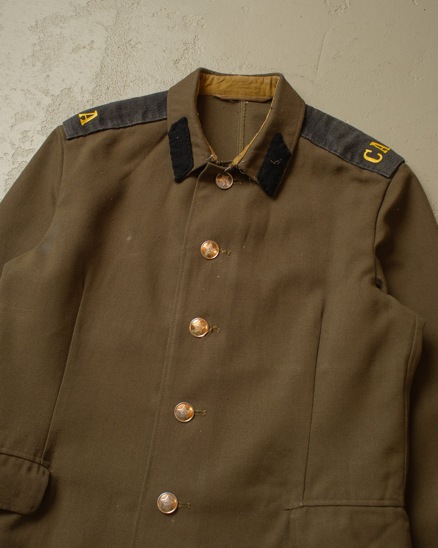 1980s Soviet Army Jacket khaki - M/L