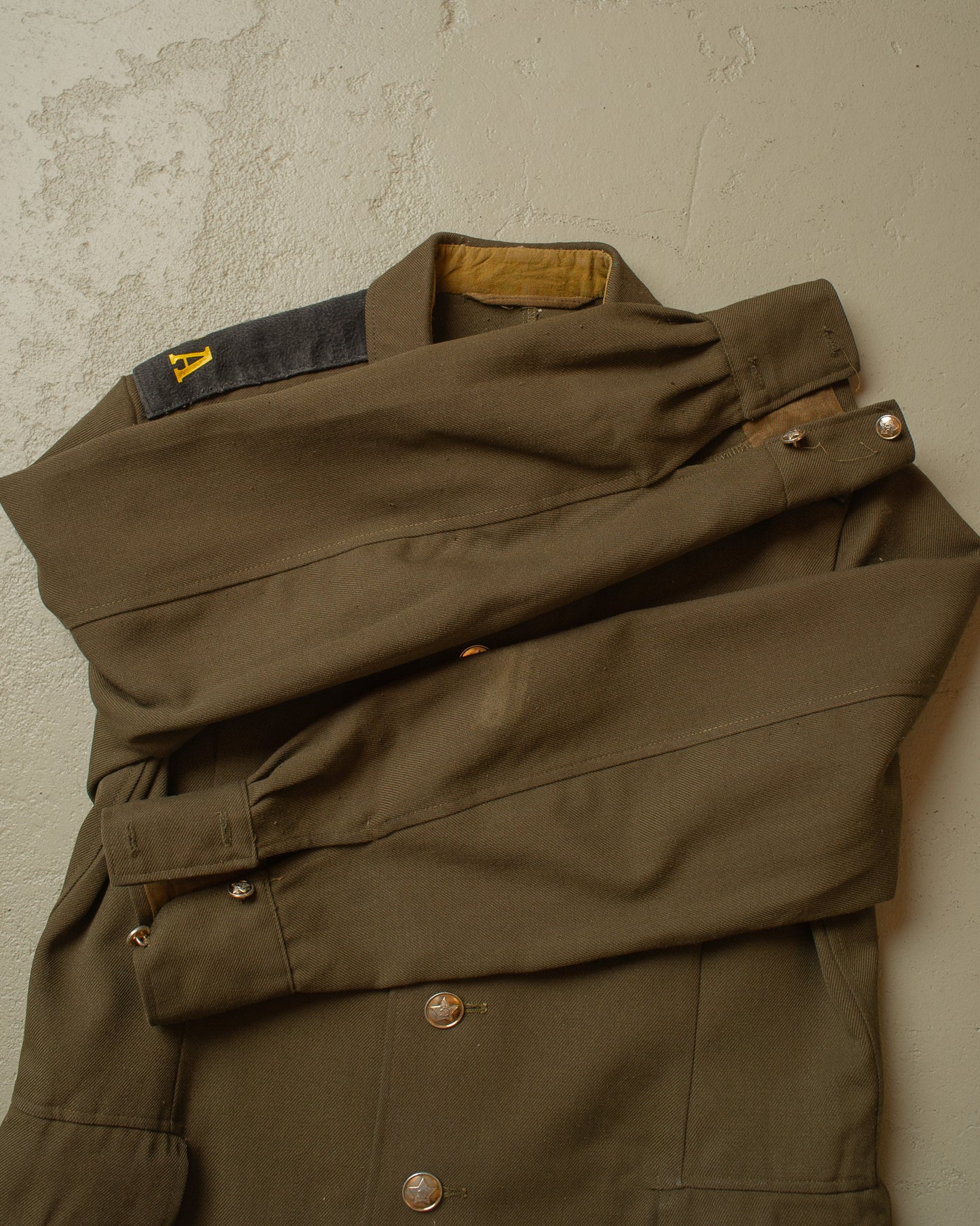 1980s Soviet Army Jacket khaki - M/L