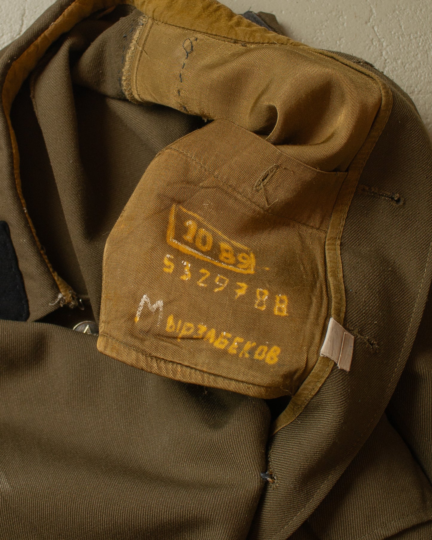 1980s Soviet Army Jacket khaki - M/L