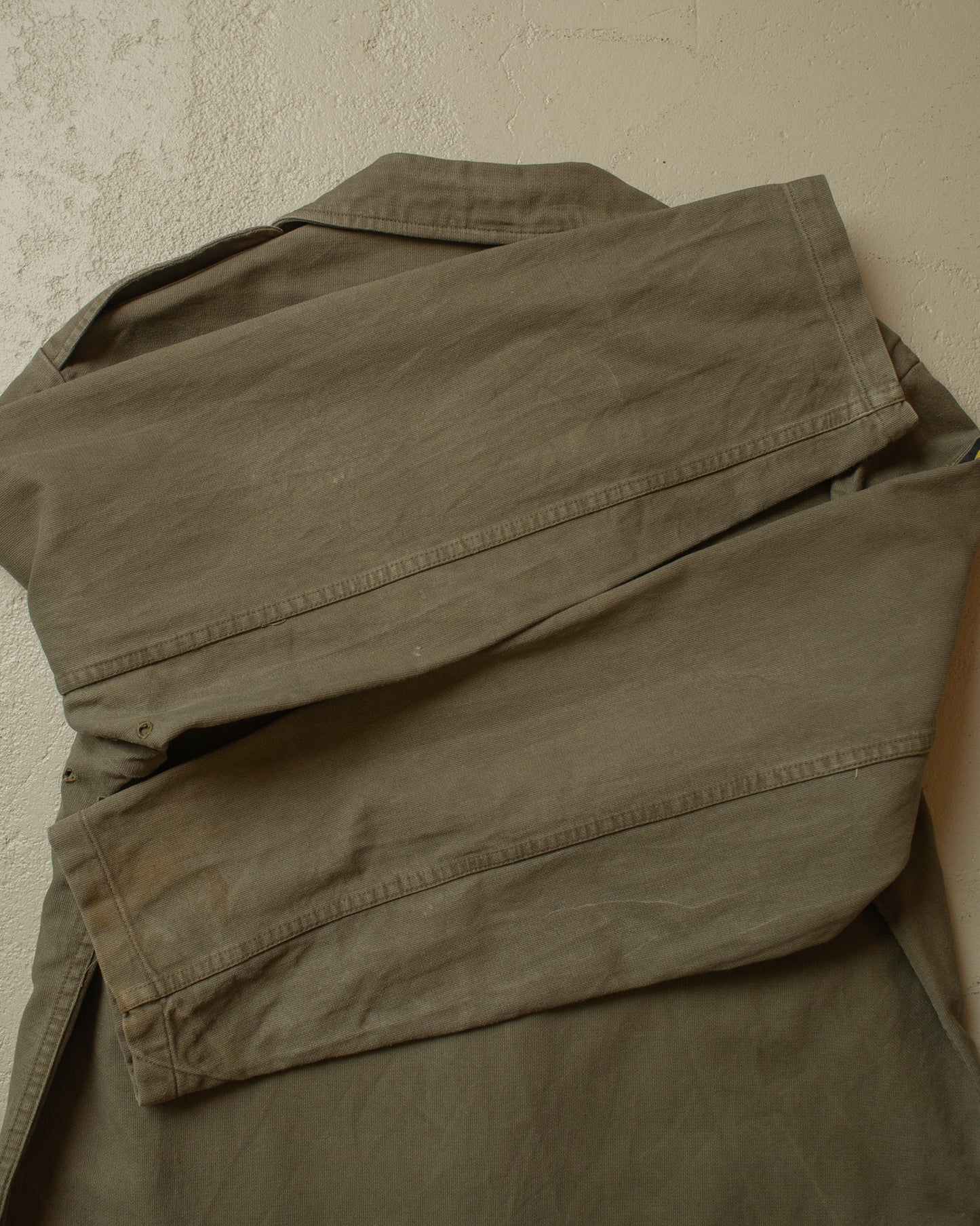 1980s German Army Field Shirt khaki - L/XL