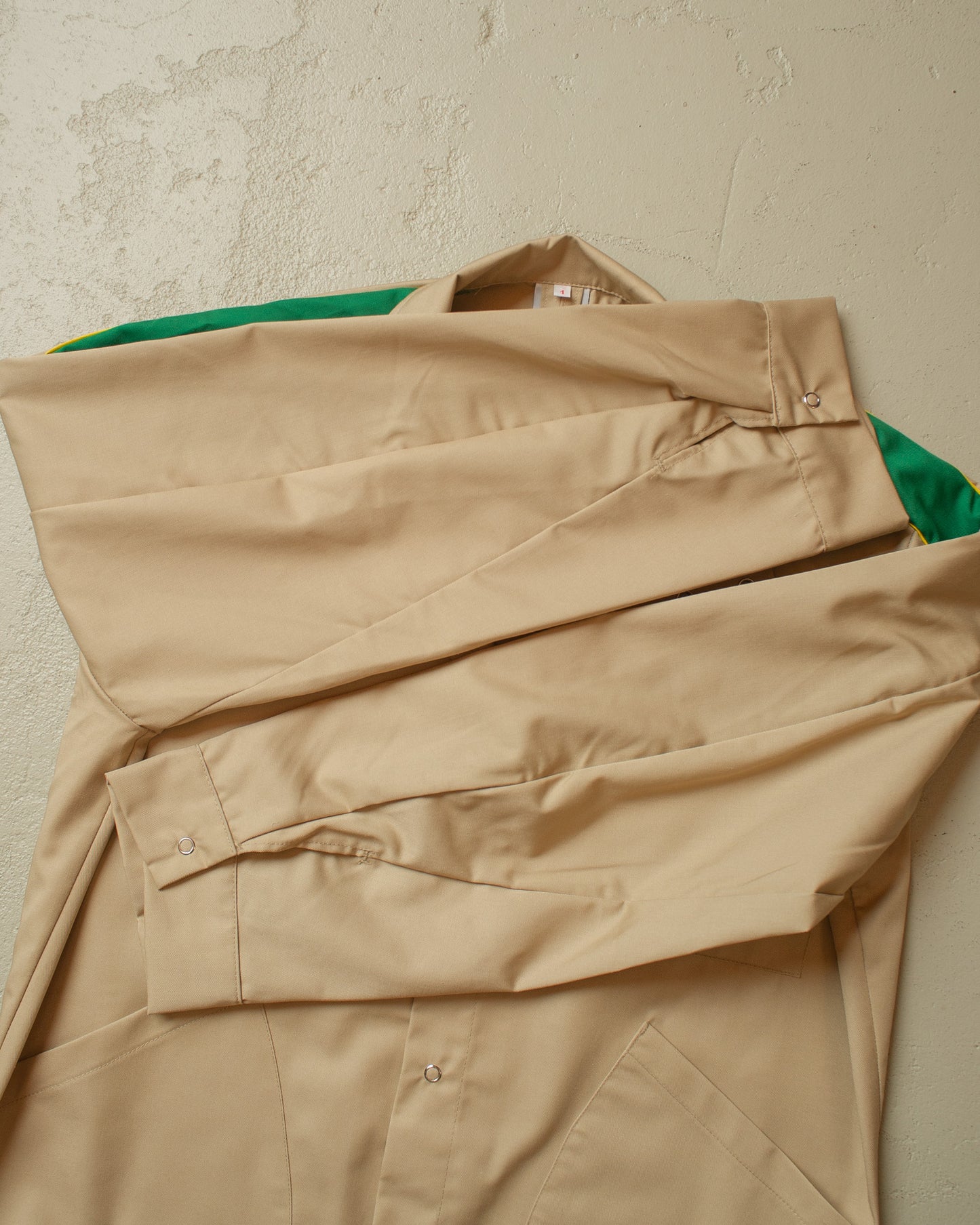 1970s German BP Gas Station Jacket beige - L