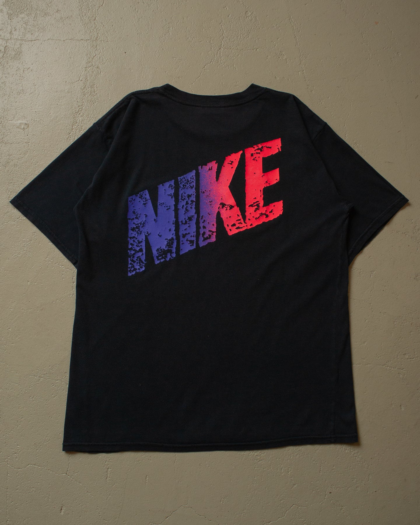 90s Nike Spellout T-shirt black - L