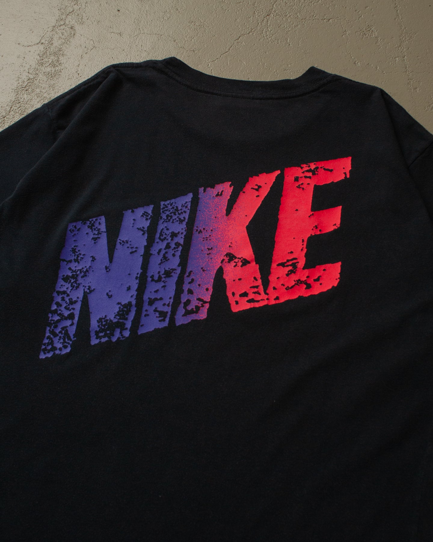 90s Nike Spellout T-shirt black - L