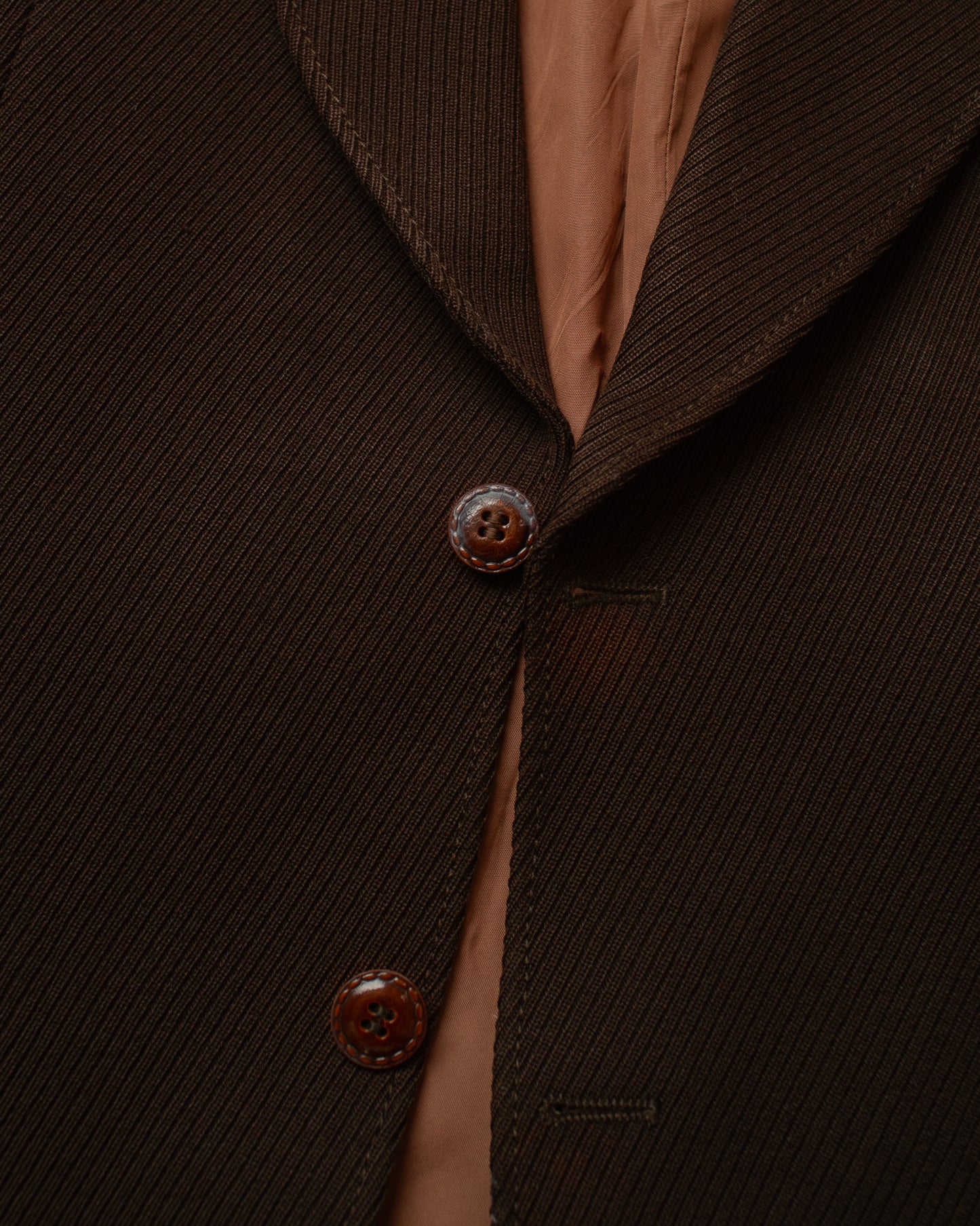 1970s Belted Sports Jacket brown - L