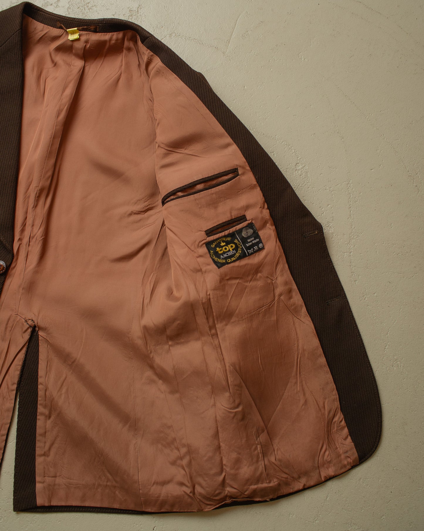 1970s Belted Sports Jacket brown - L