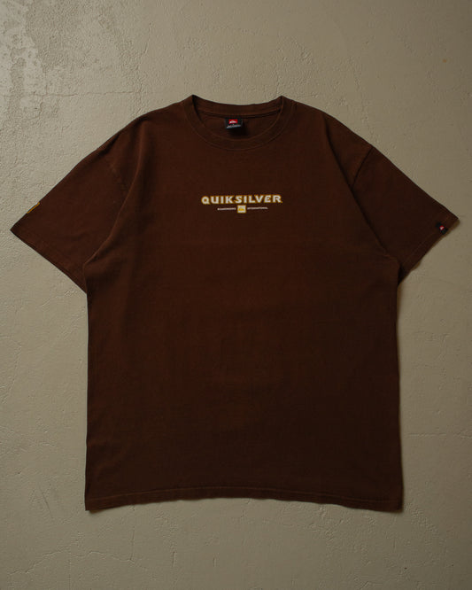 2000s Quiksilver T-shirt brown - L