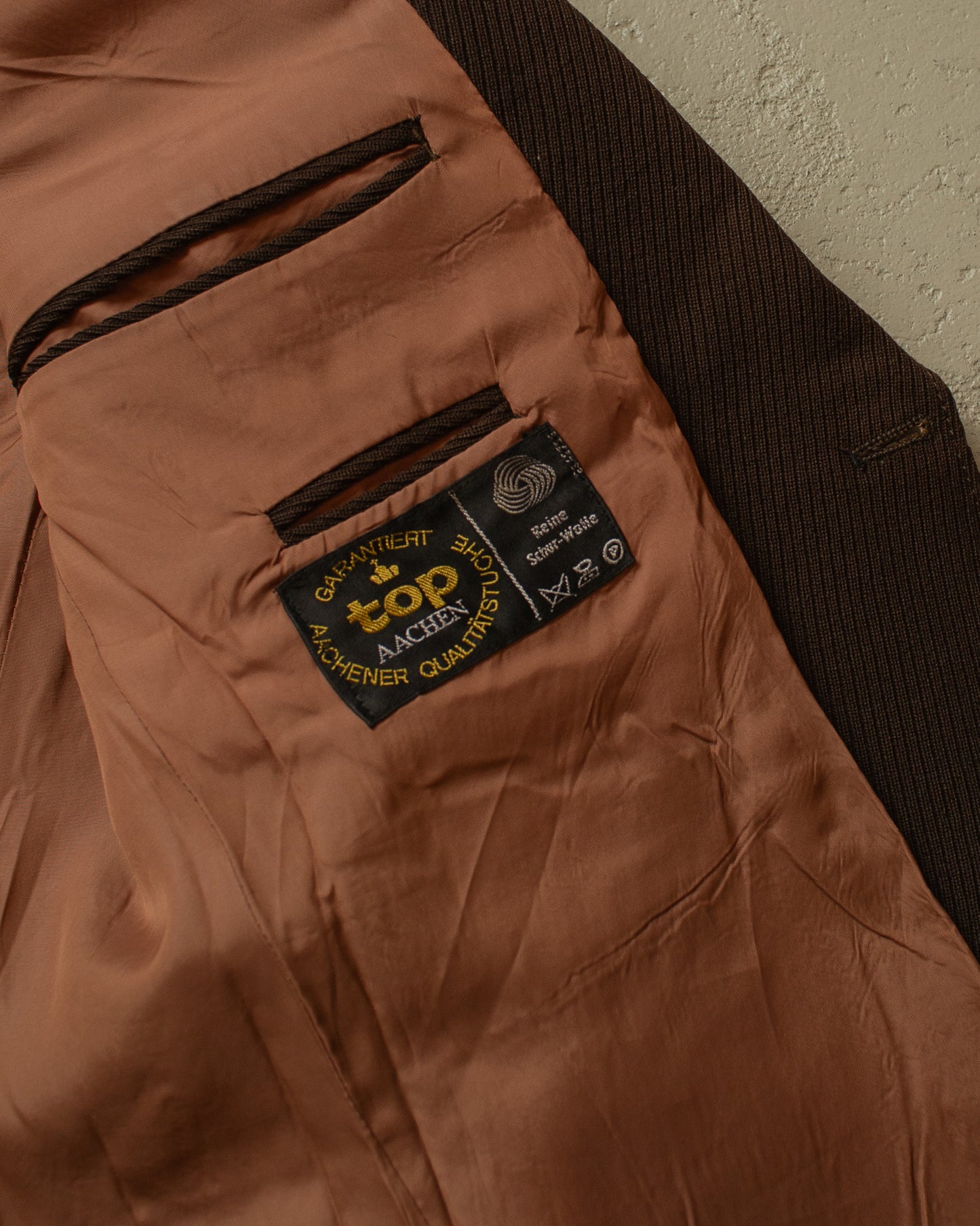 1970s Belted Sports Jacket brown - L