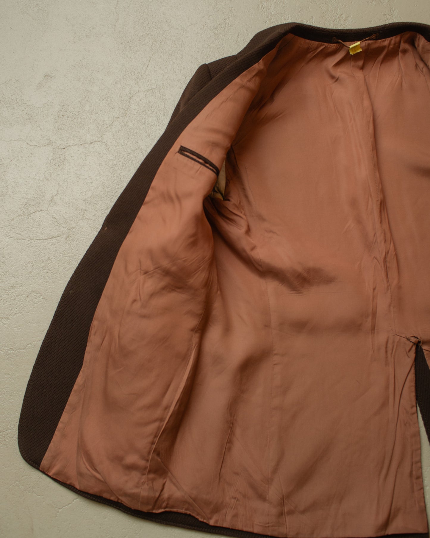 1970s Belted Sports Jacket brown - L