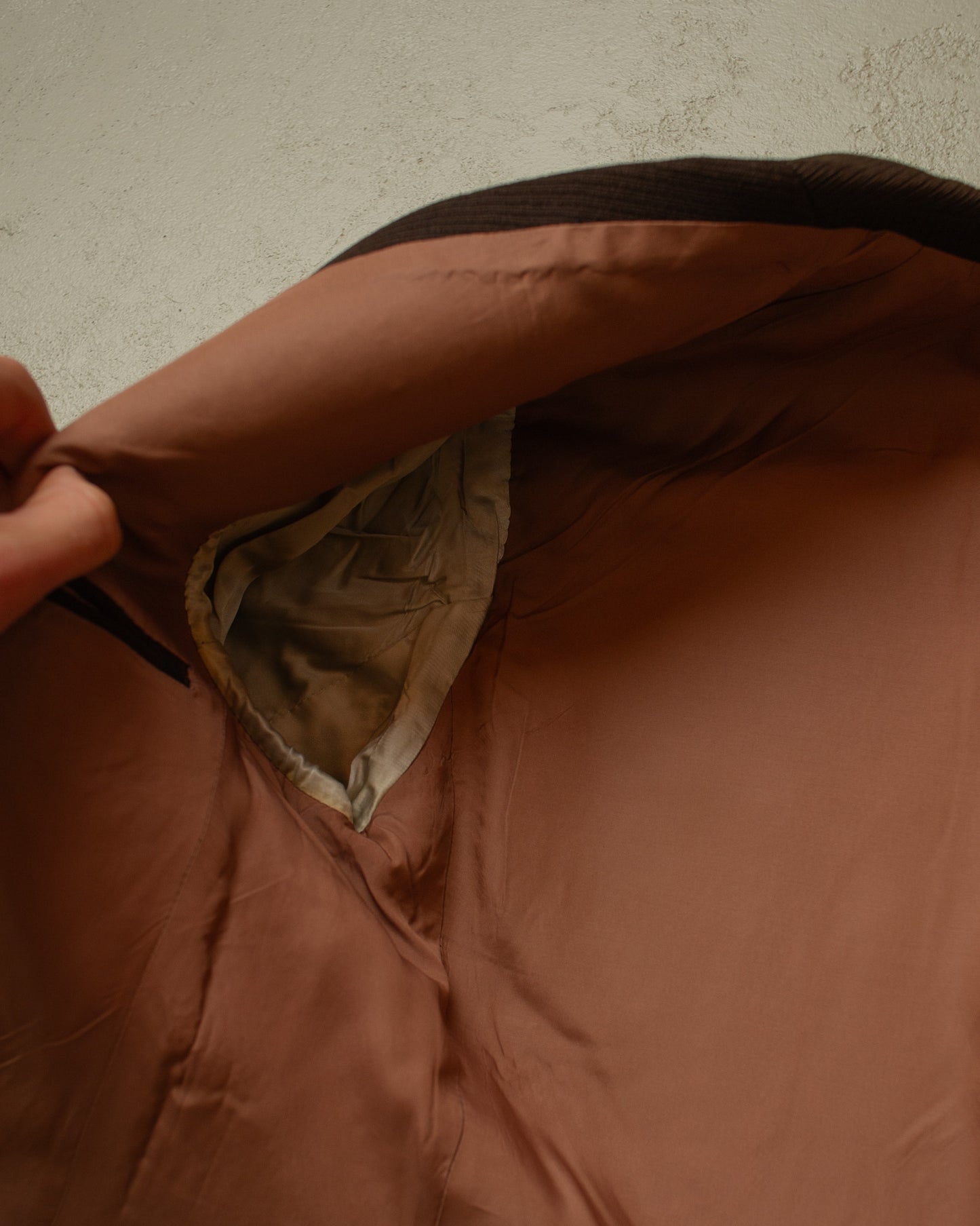 1970s Belted Sports Jacket brown - L