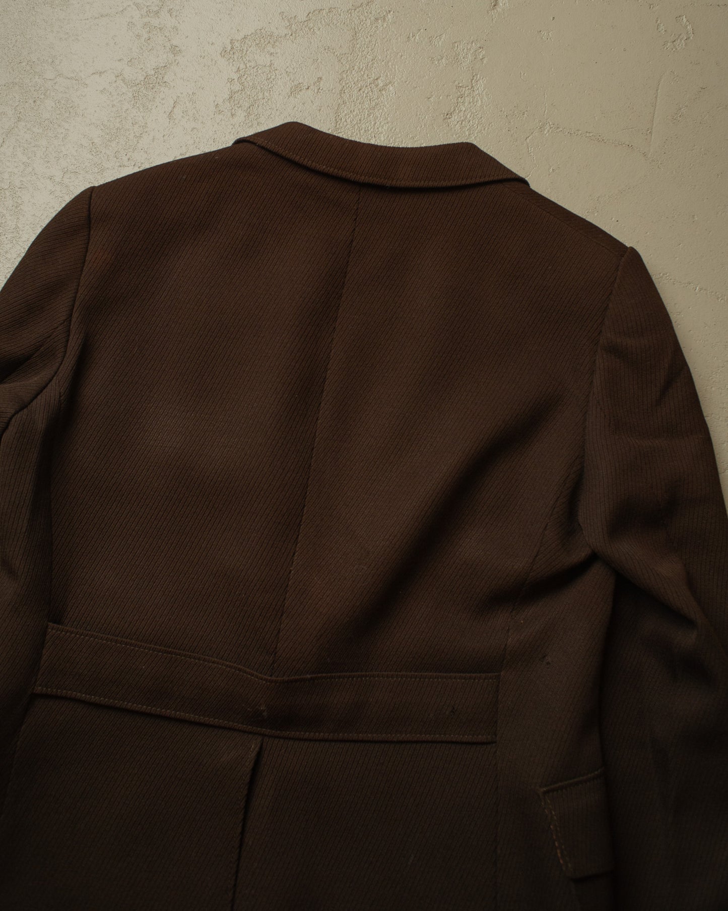 1970s Belted Sports Jacket brown - L