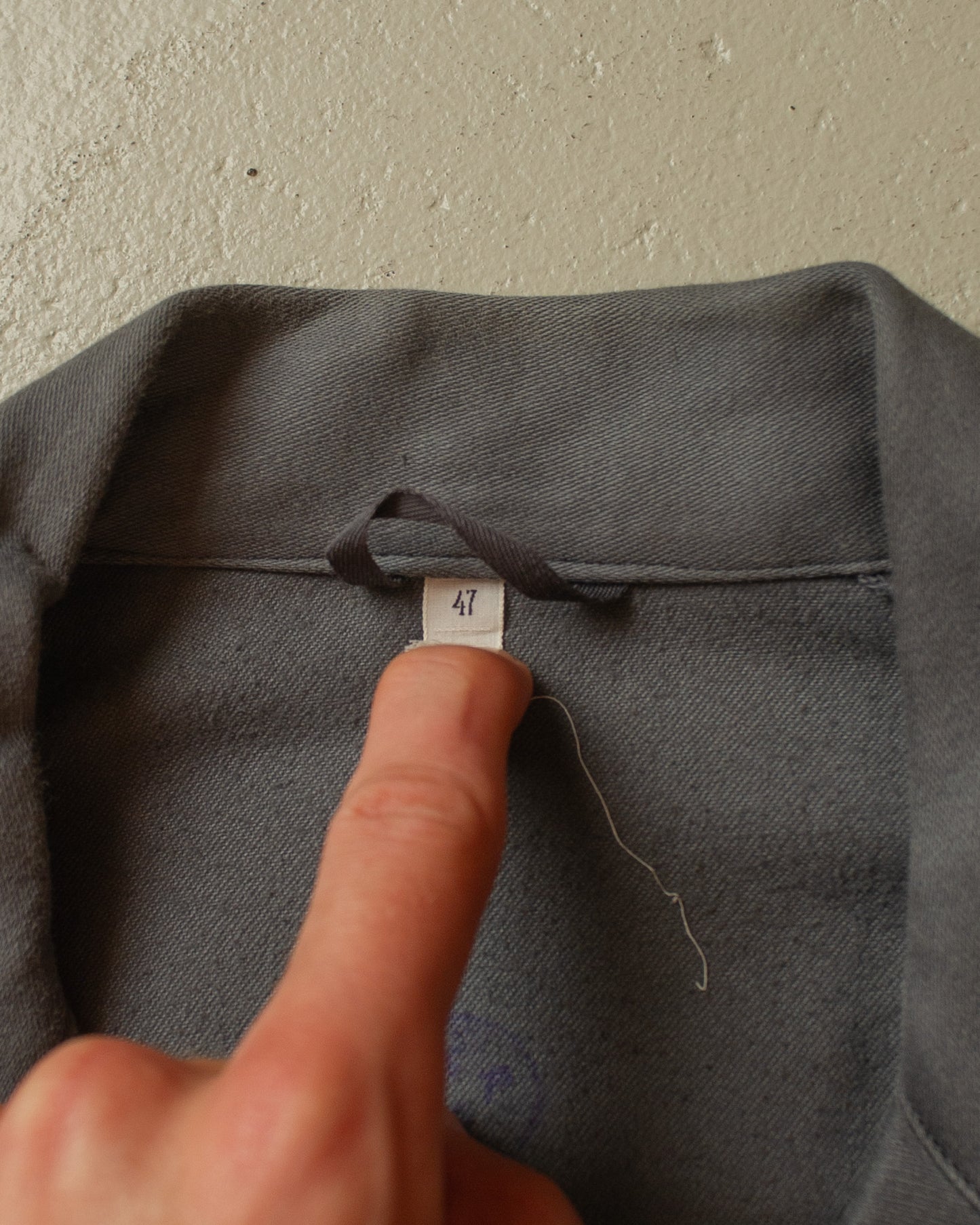1960s unworn Dutch Workwear Jacket grey - M/L