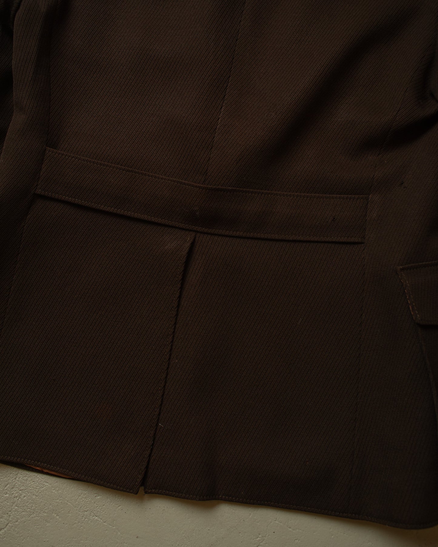 1970s Belted Sports Jacket brown - L