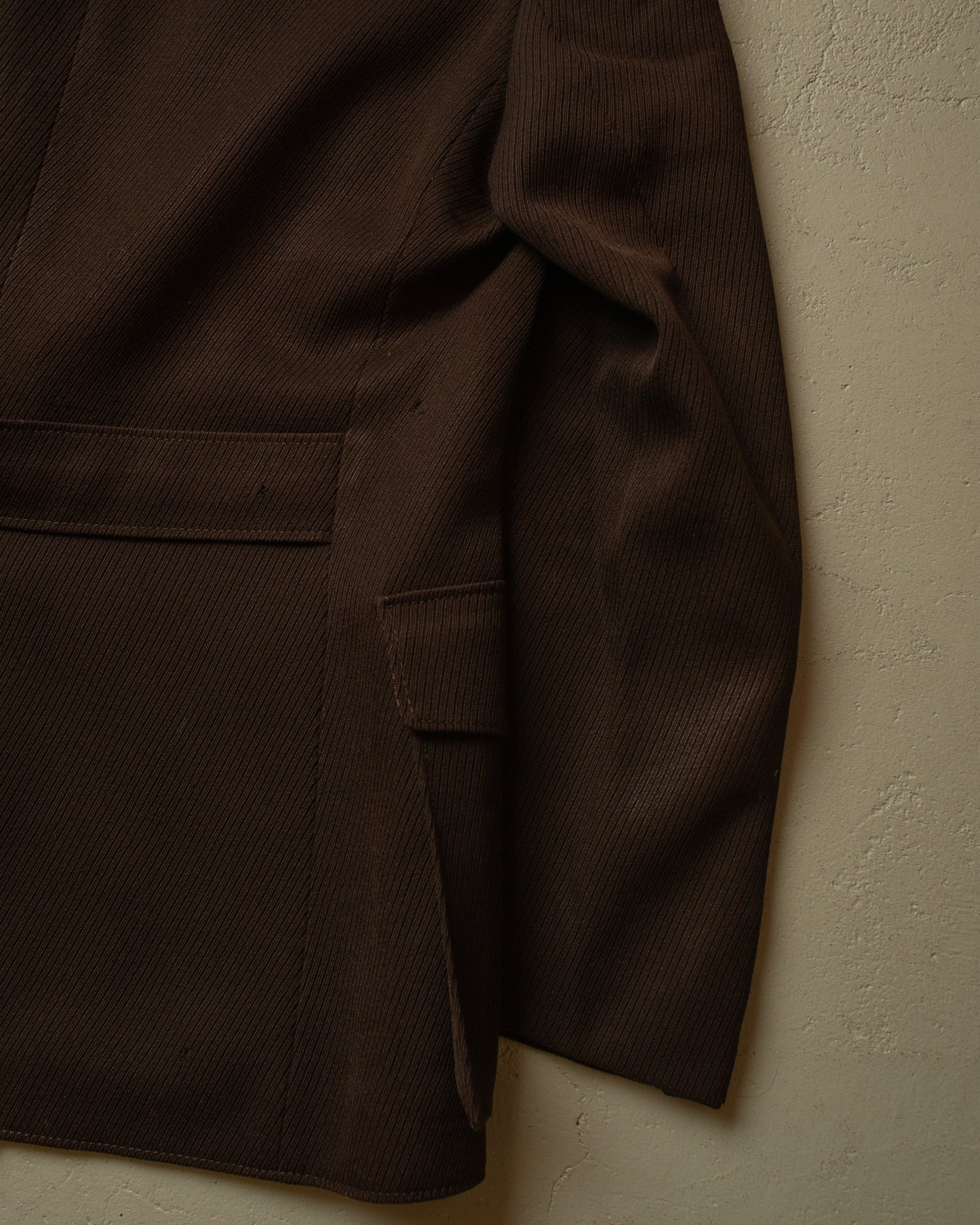 1970s Belted Sports Jacket brown - L