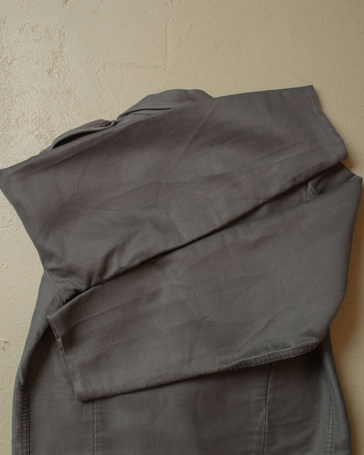 1960s unworn Dutch Workwear Jacket grey - M/L