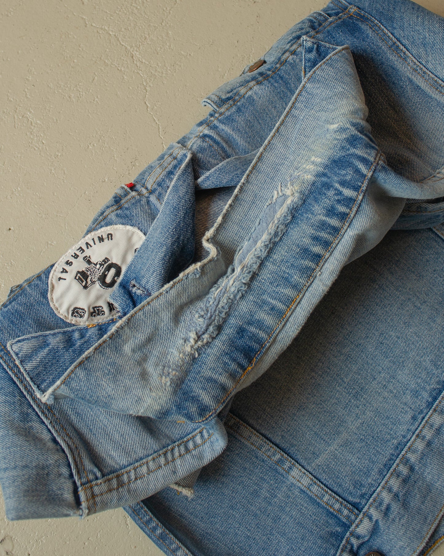 1980s Levi´s Type 3 Universal Stunts Film Studio Denim Jacket - M/L
