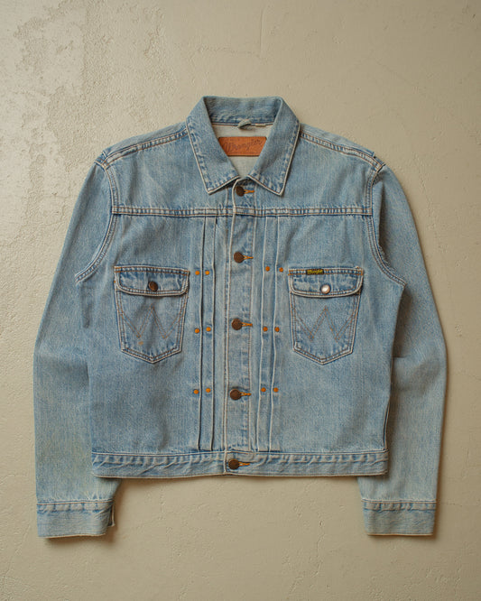 1990s Wrangler 111MJ Repro Denim Jacket blue - L