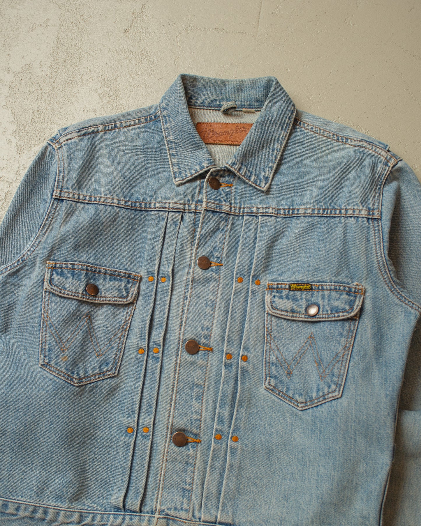 1990s Wrangler 111MJ Repro Denim Jacket blue - L