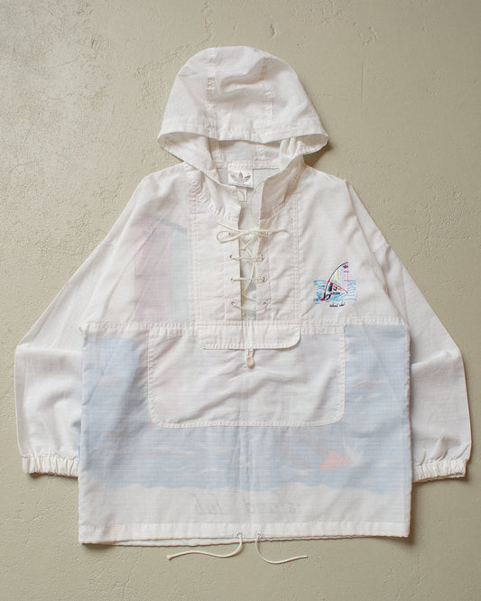 1988 Adidas Island Club Windbreaker white - S