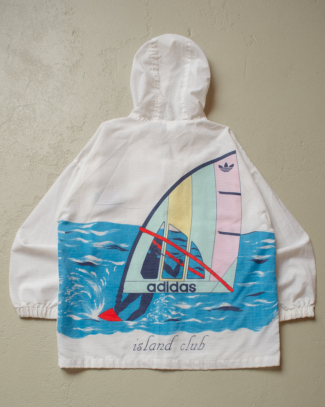 1988 Adidas Island Club Windbreaker white - S