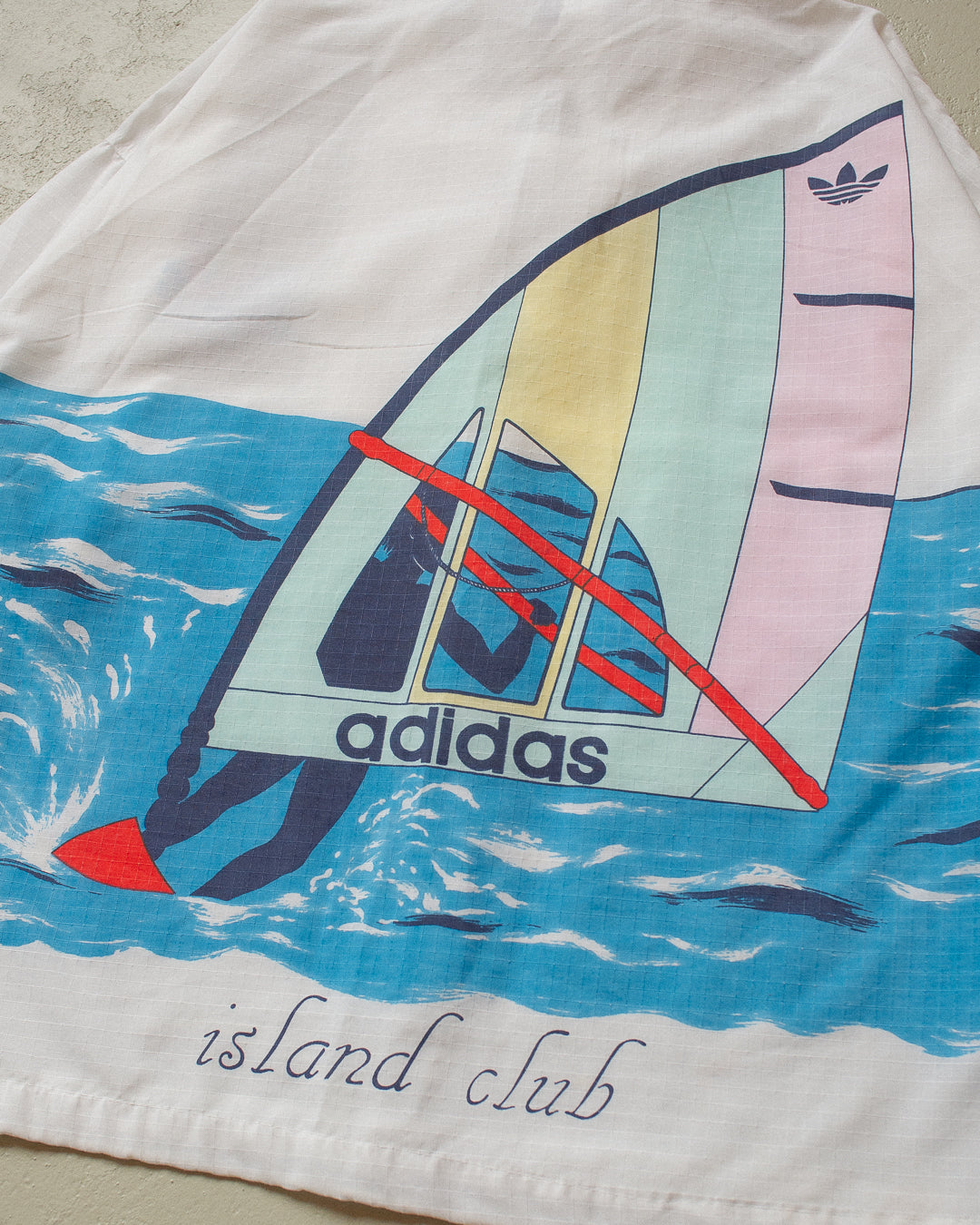 1988 Adidas Island Club Windbreaker white - S