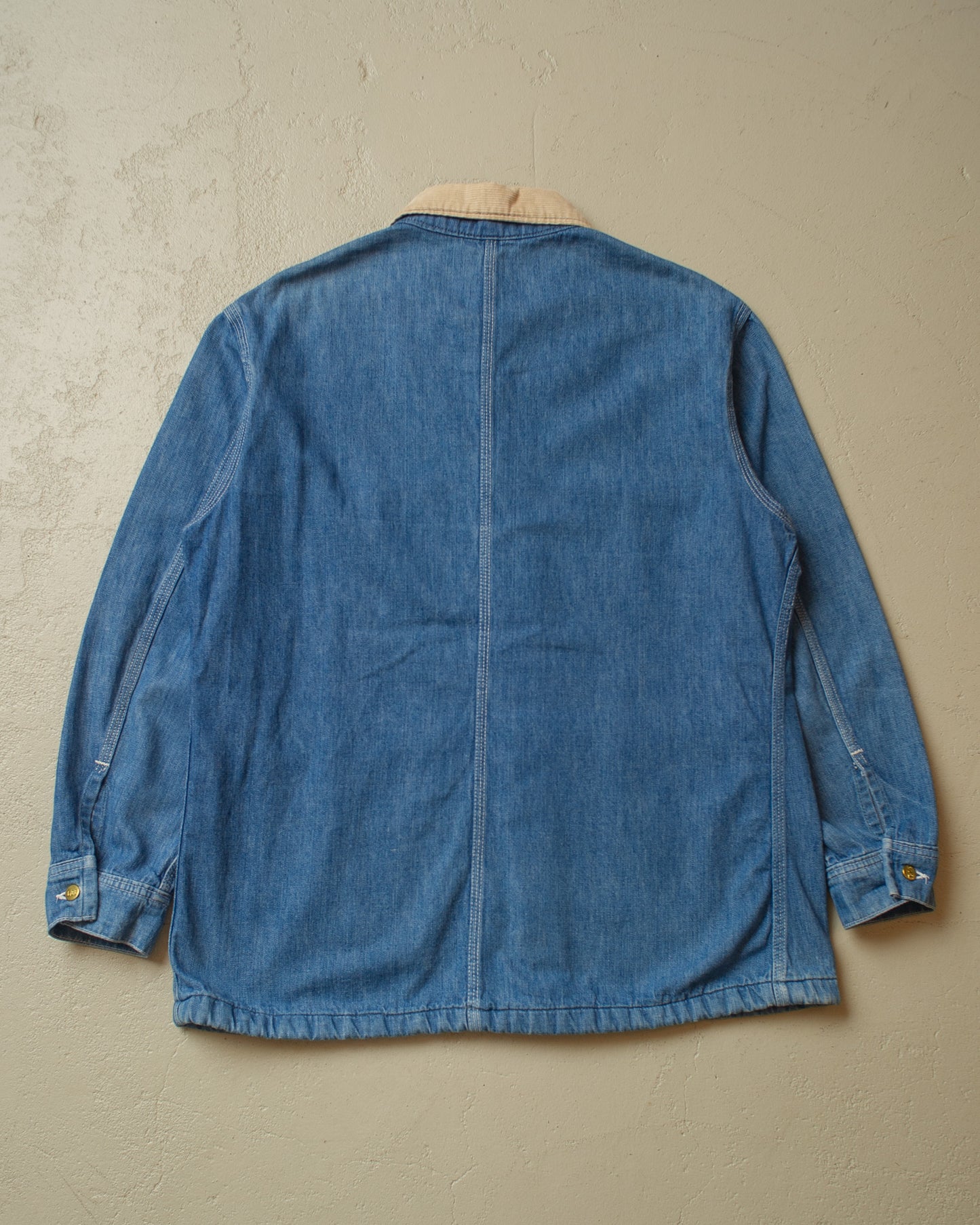 1980s Lee Denim Chore Coat blue - L/XL
