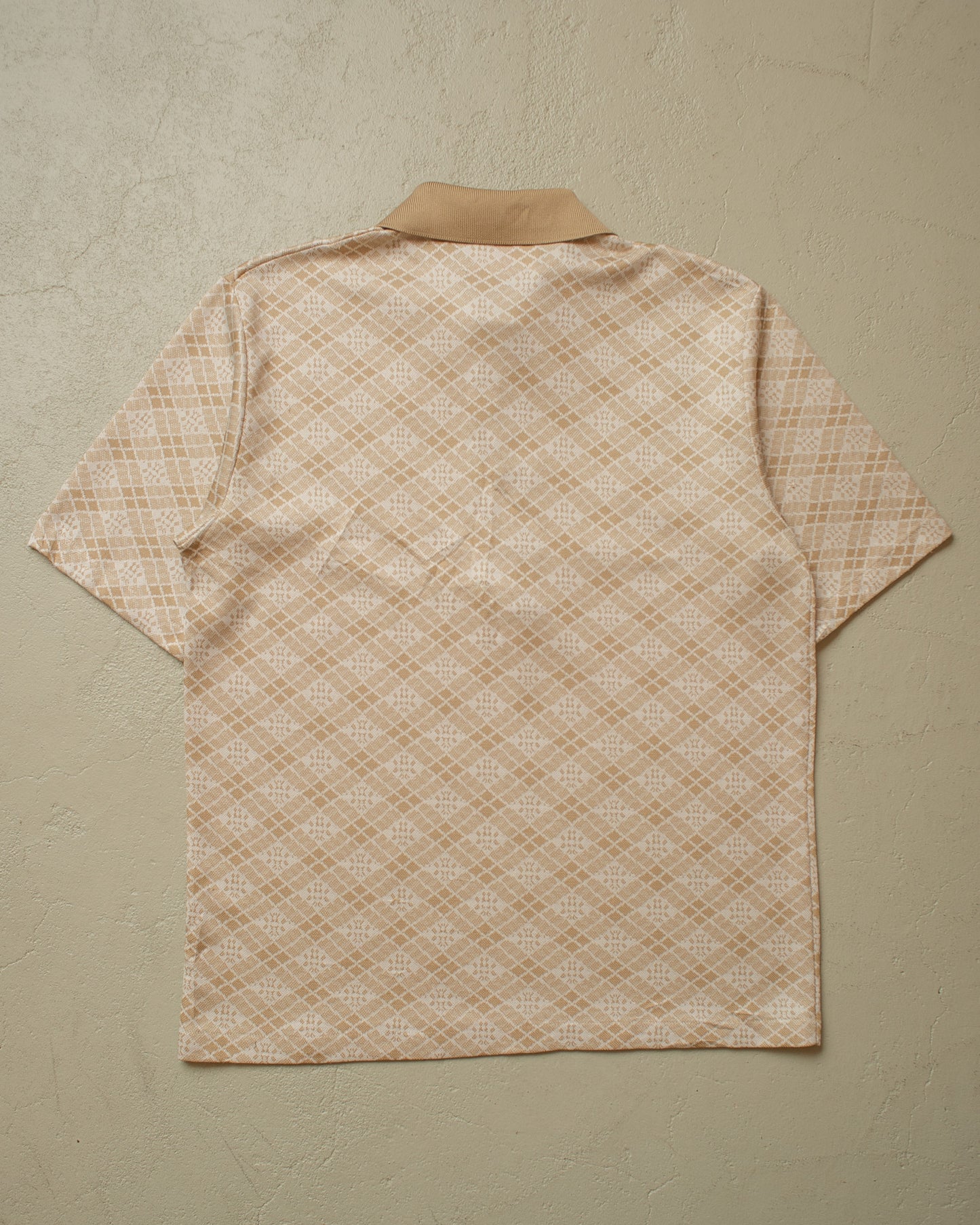 1960s/70s Jantzen Polo Shirt beige - M/L