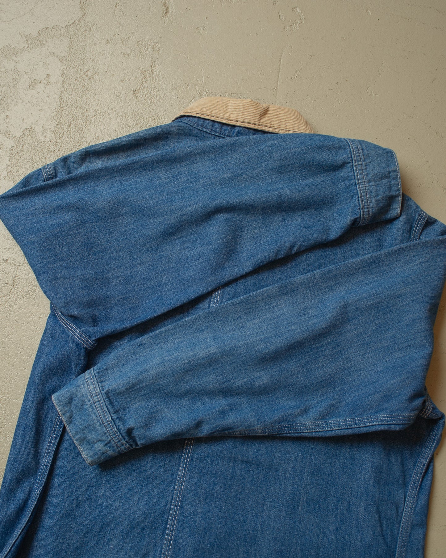 1980s Lee Denim Chore Coat blue - L/XL
