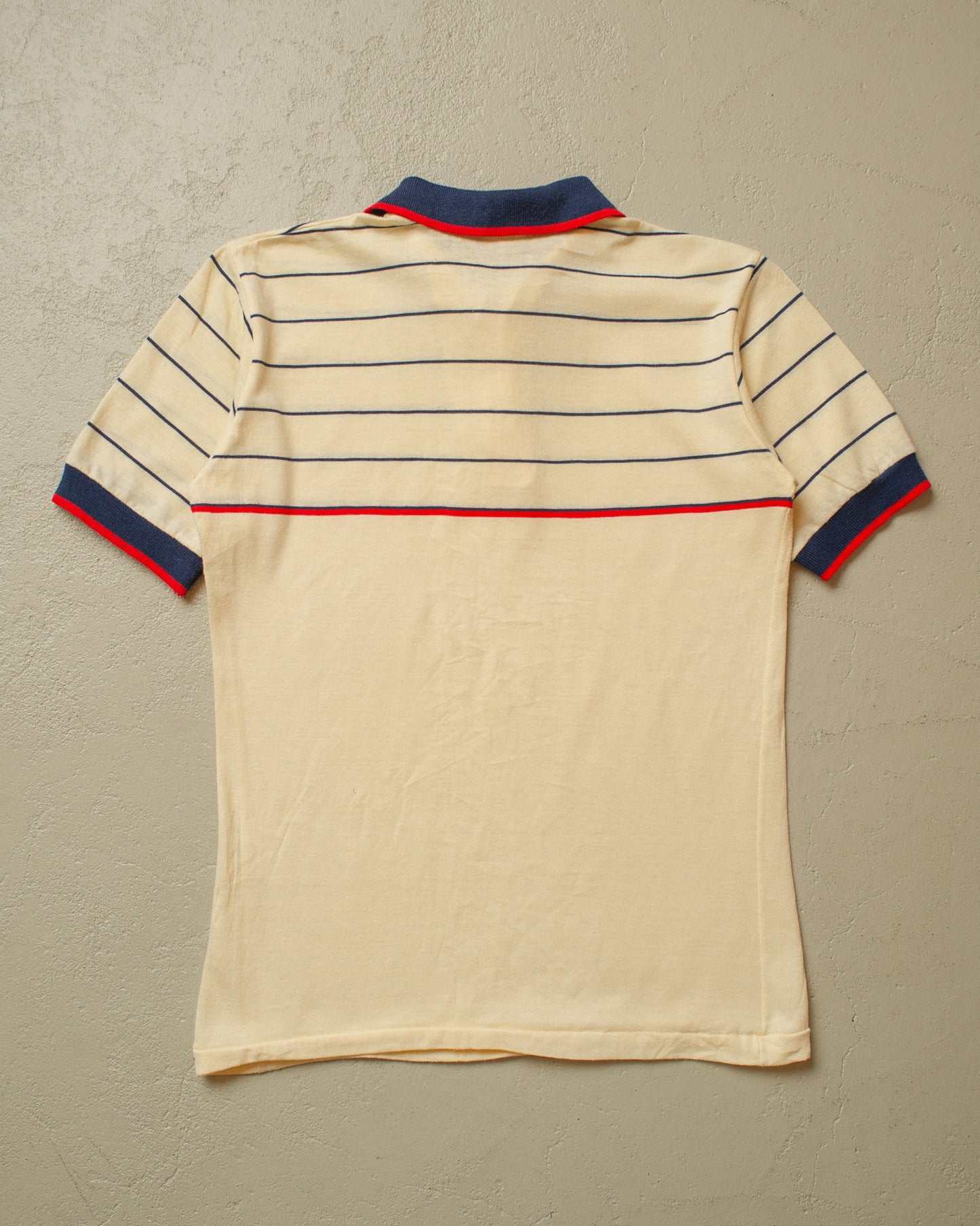 1980s Jockey Tennis Polo beige - S/M