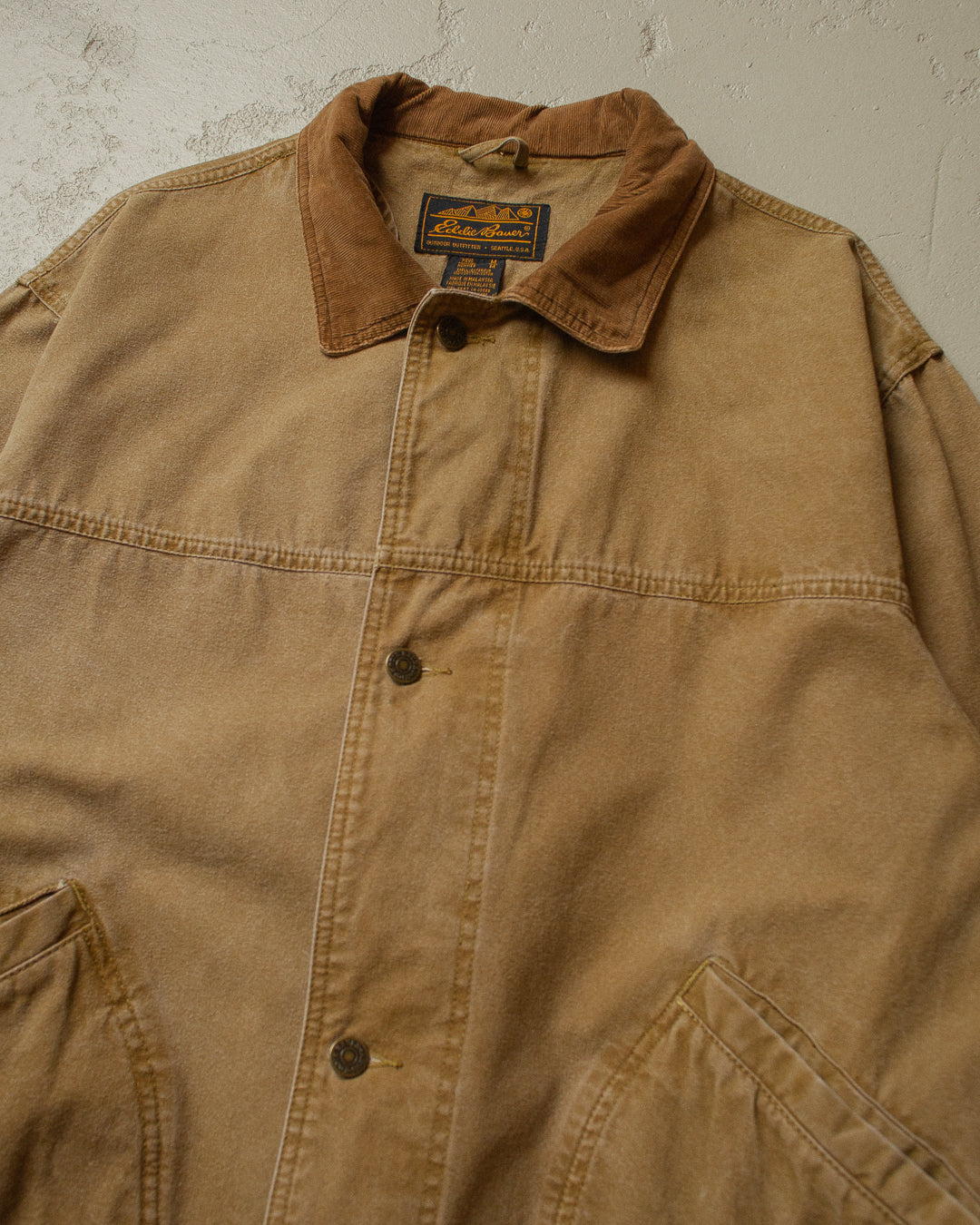 90s Eddie Bauer Long Coat khaki - M/L