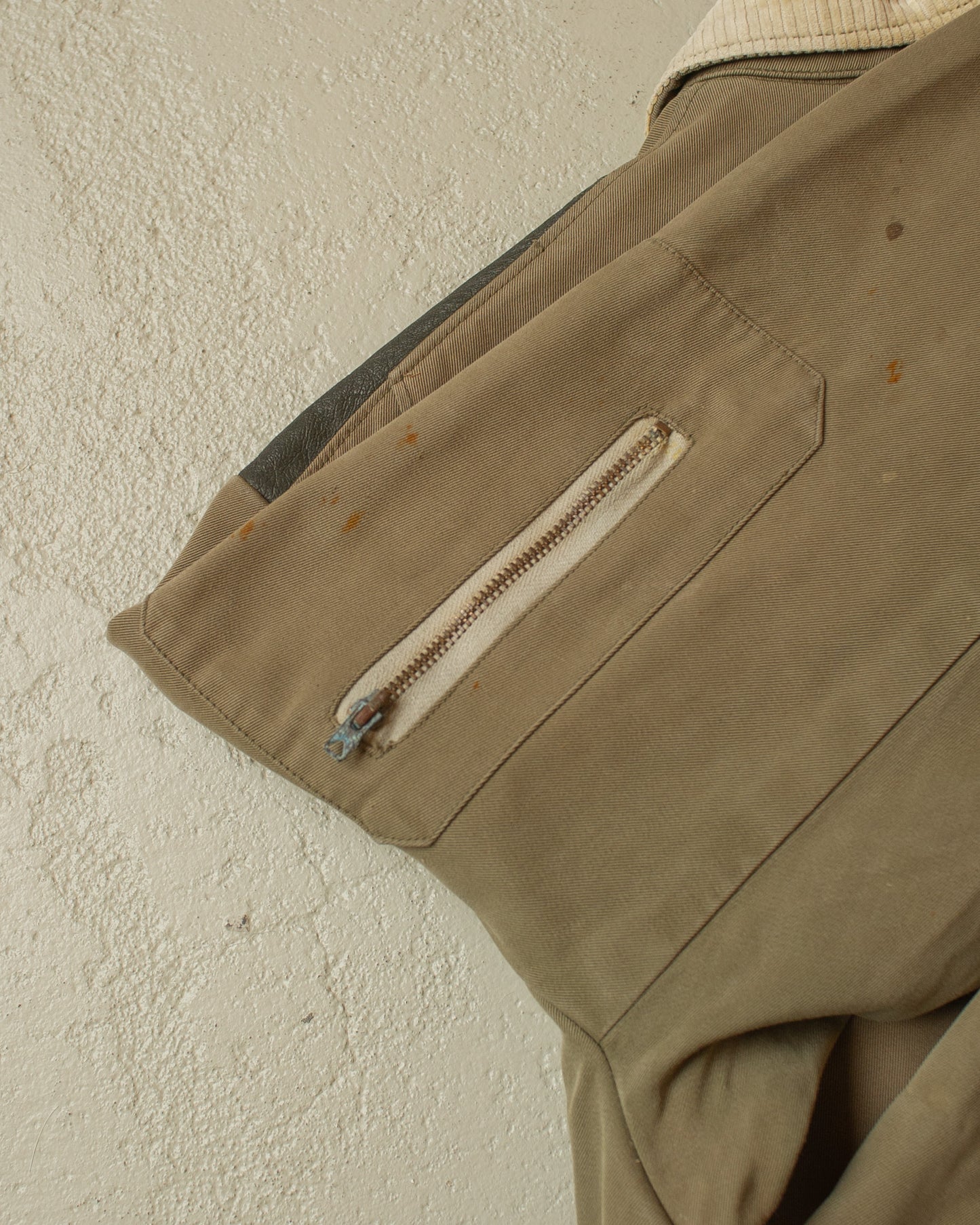 1970s distressed French Hunting Jacket brown - L