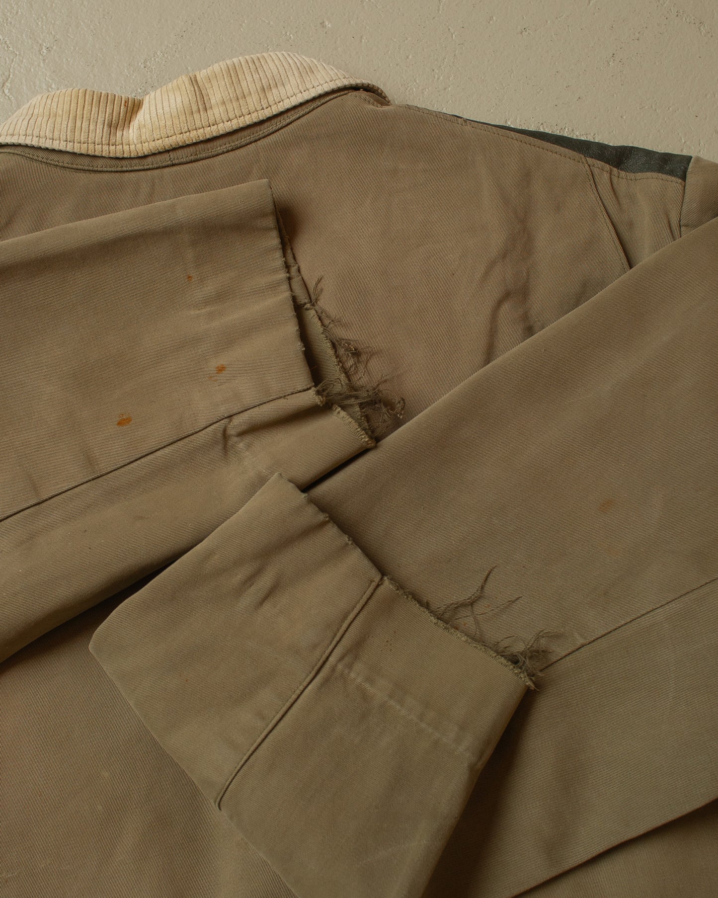 1970s distressed French Hunting Jacket brown - L