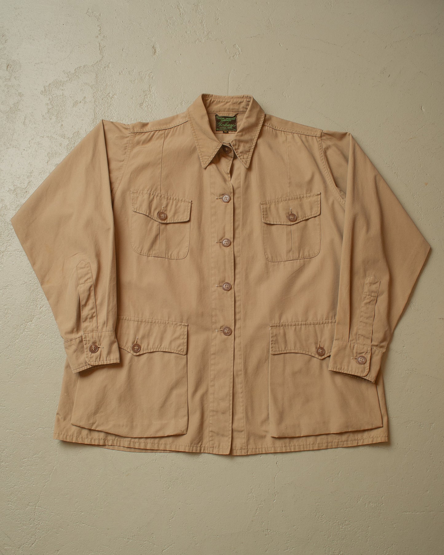 1960s unworn Womens Hunting Jacket beige - L