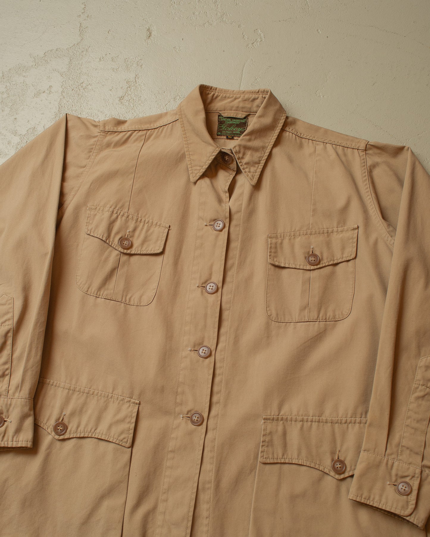 1960s unworn Womens Hunting Jacket beige - L