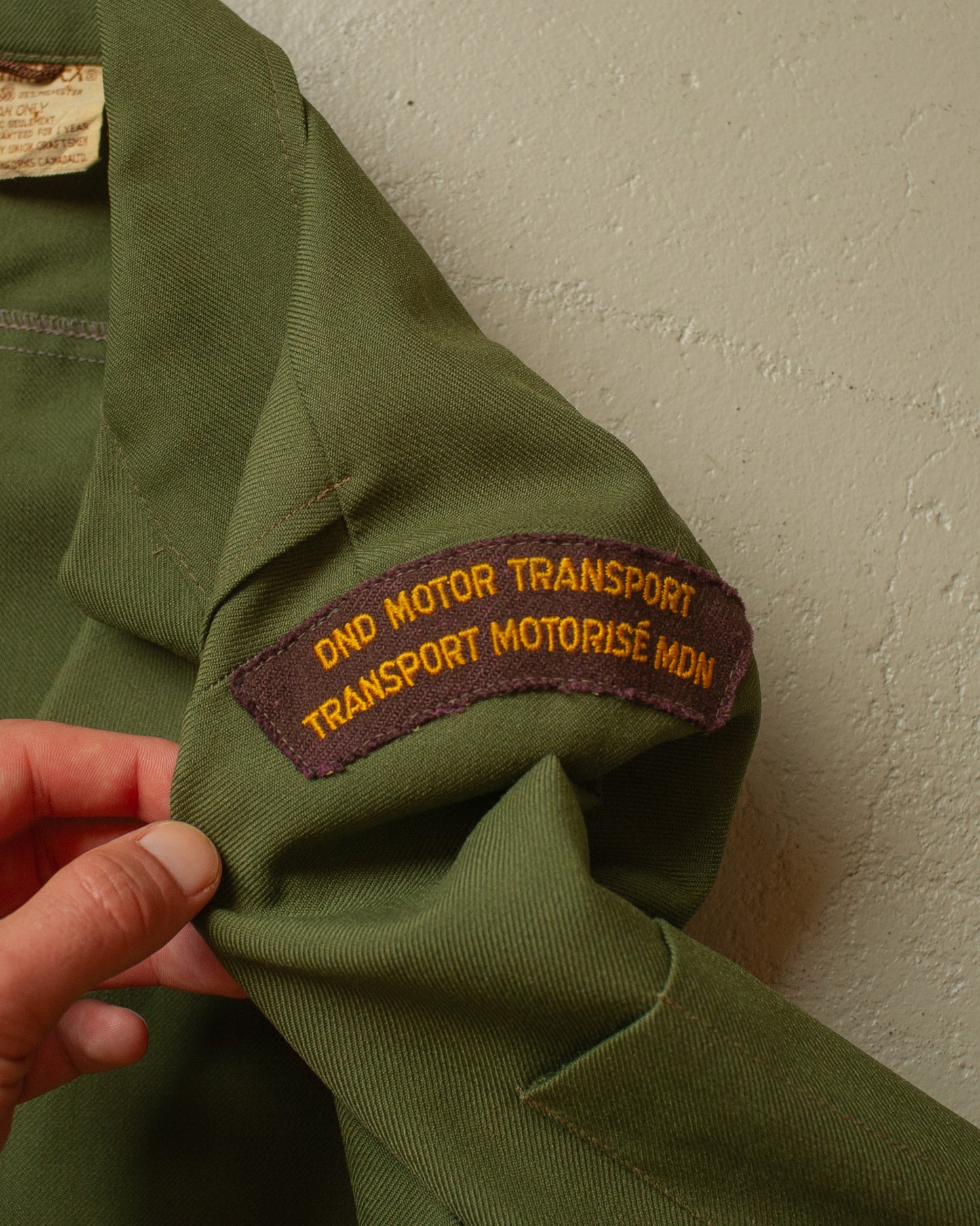 1960s Canadian Army „DND Motor Transport“ Jacket green - M/L