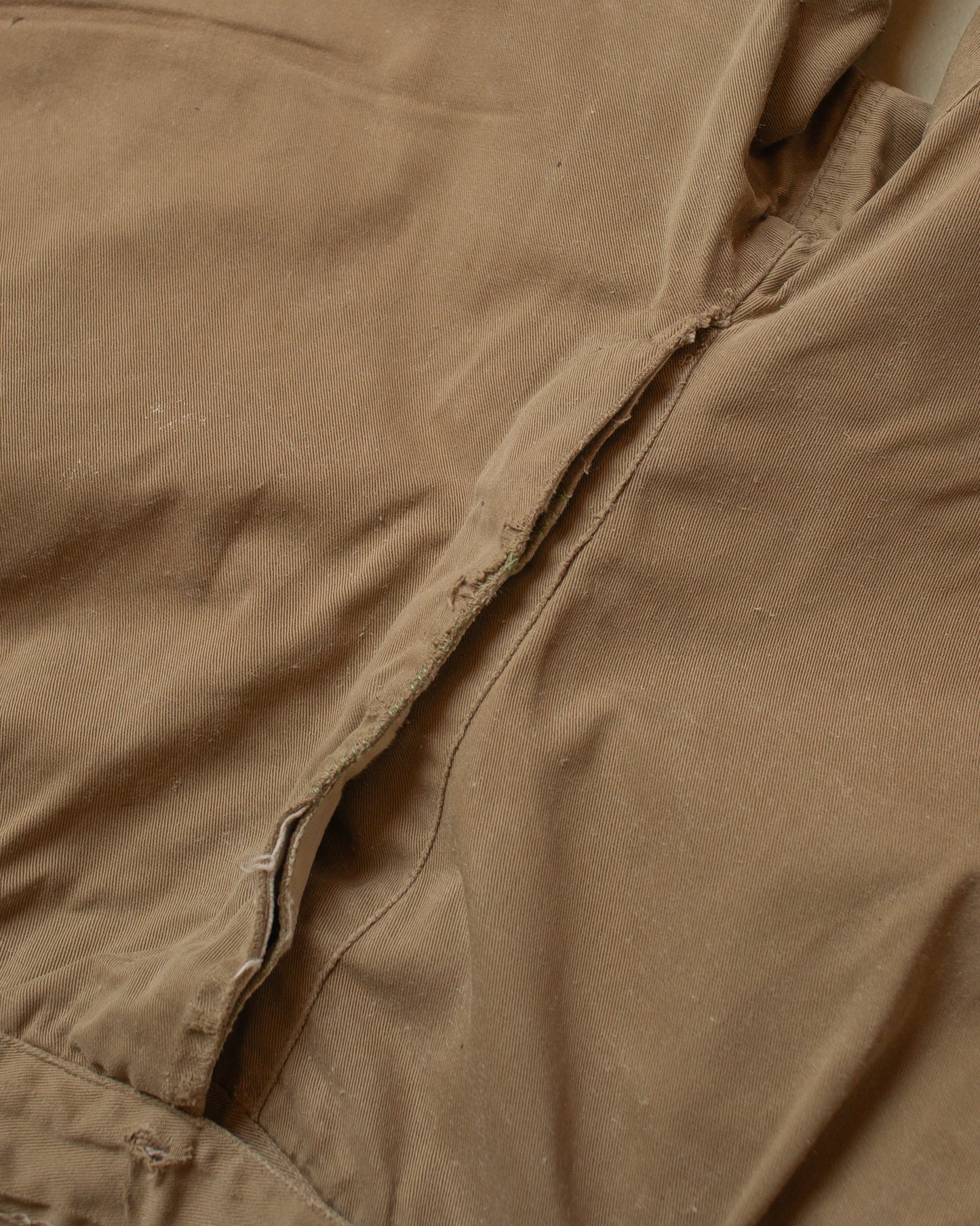1950s/60s distressed Cotton Shorts beige - W32