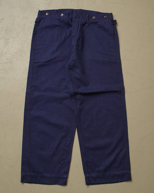 1940s German Work Pants blue - W36 L28