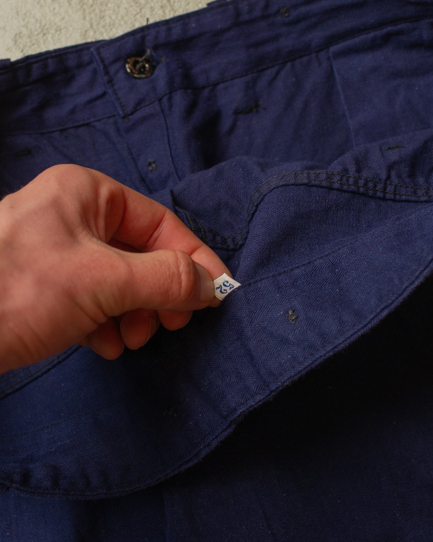 1940s German Work Pants blue - W36 L28