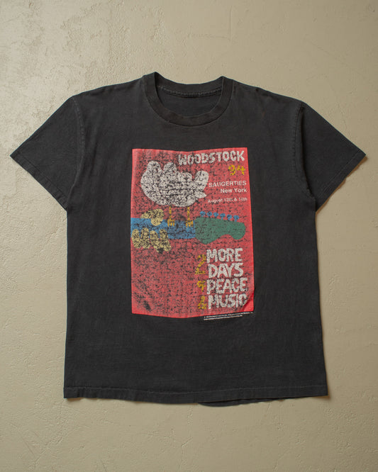 1994 Woodstock Festival T-shirt black - L/XL