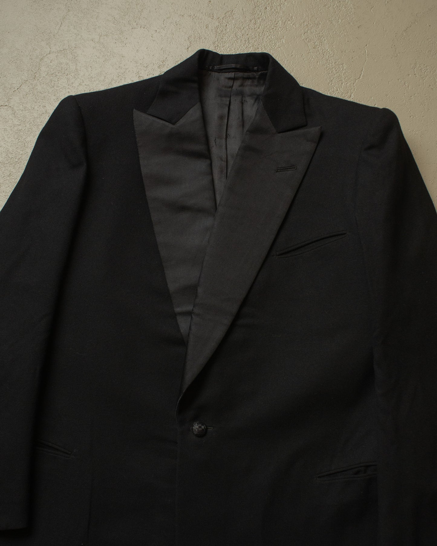 1920/30s German Peak Lapel Smoking Jackett black - M