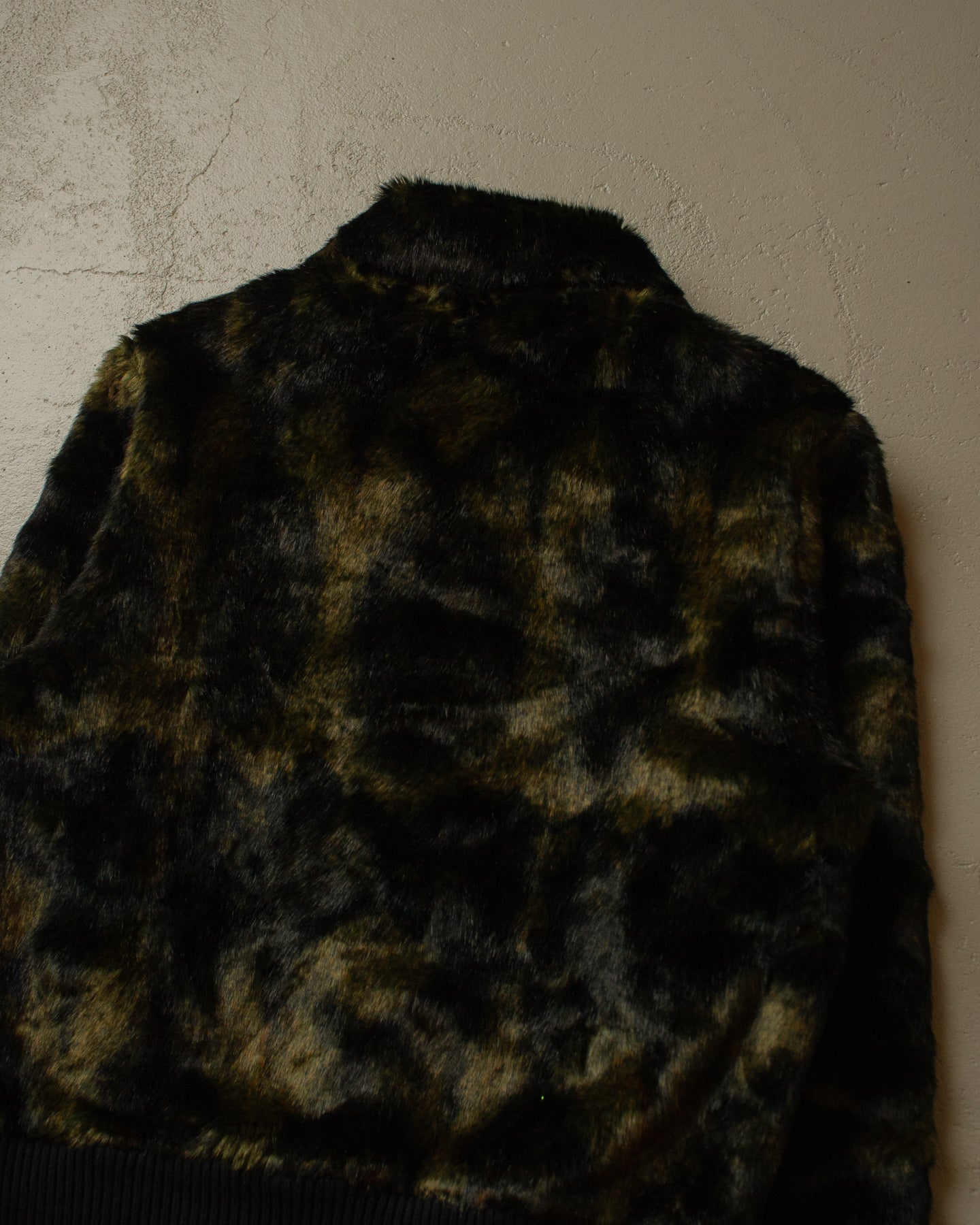 70s/80s Womens cropped Fur Jacket multi - S