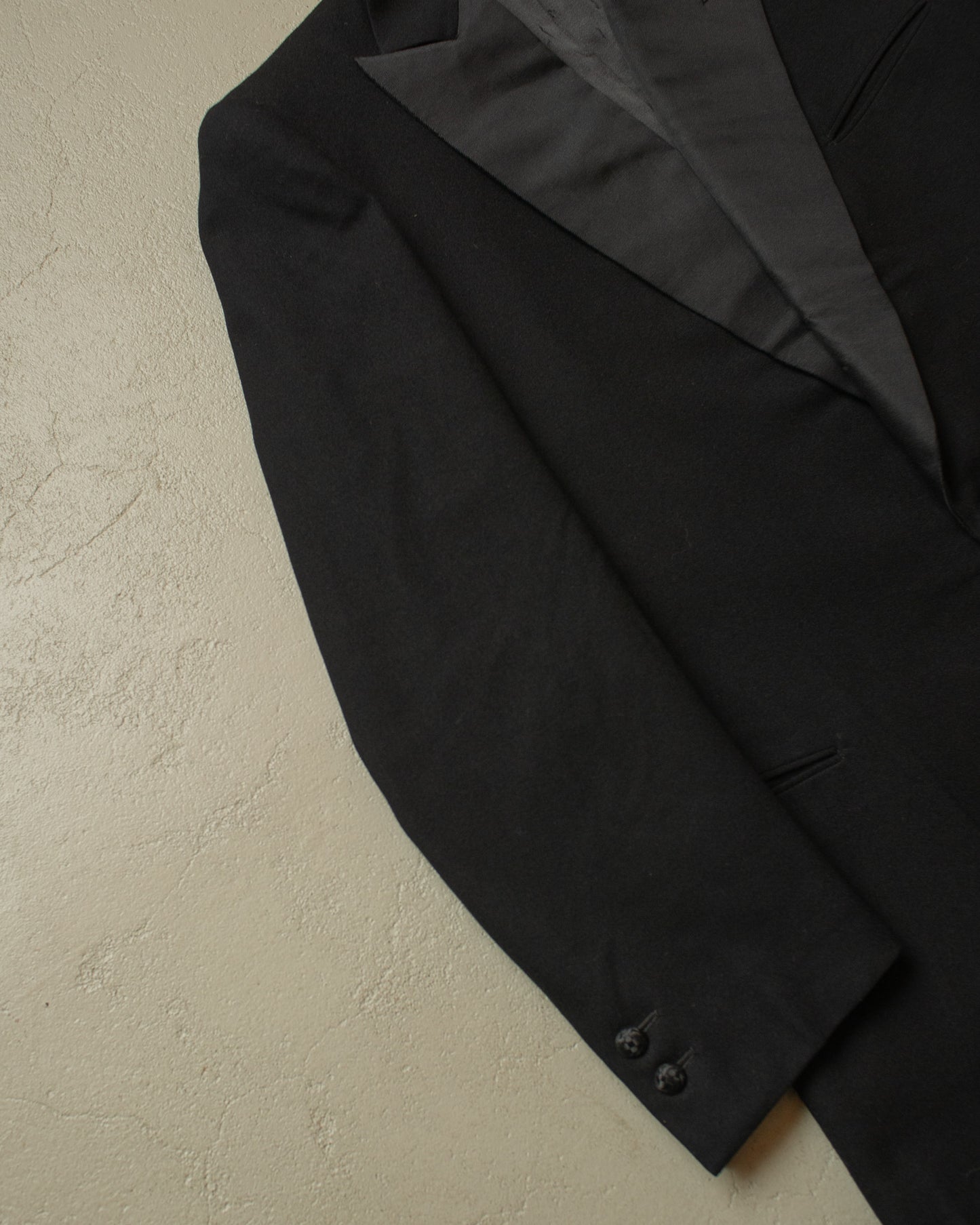 1920/30s German Peak Lapel Smoking Jackett black - M