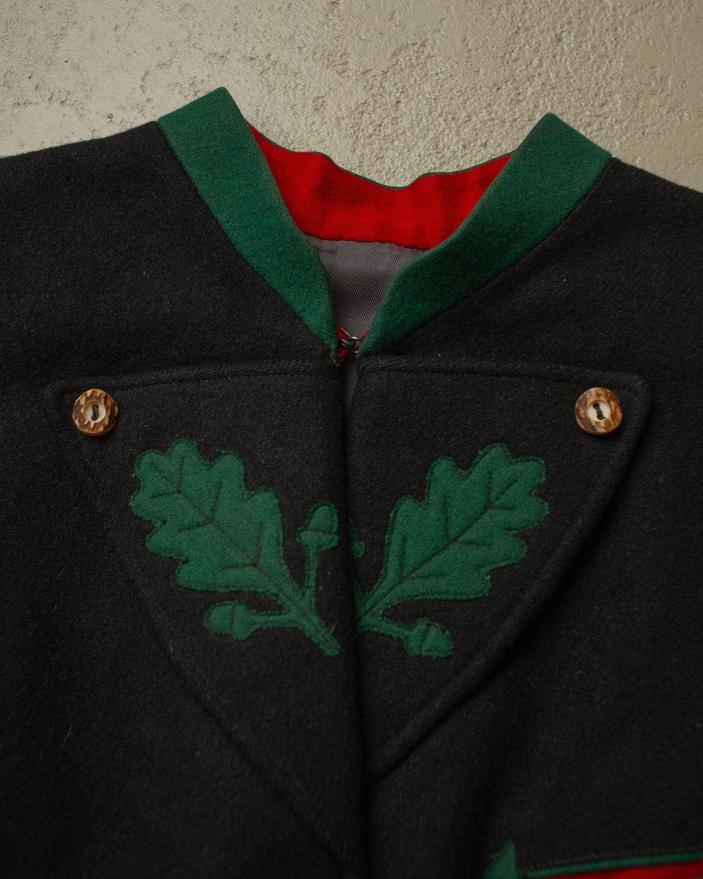 1940s German Wool Janker black - S